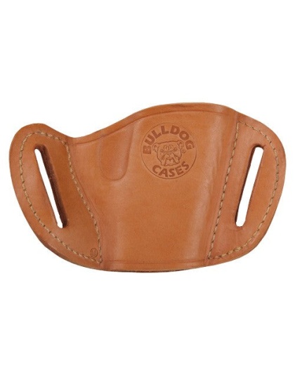 Bulldog Belt Slide Holster Tan - Rh Small Frame Revolvers 2-4"