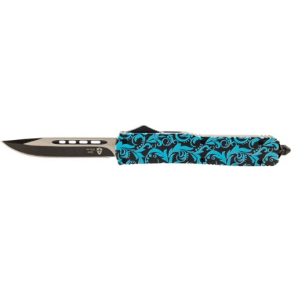 Templar Knife Slim Otf Maiden - Teal-blk Gloss 3.5" Blk Droppt