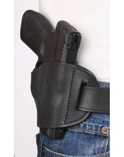 Bulldog Belt Slide Holster Blk - Rh Med Autos 1911 Browning Hp