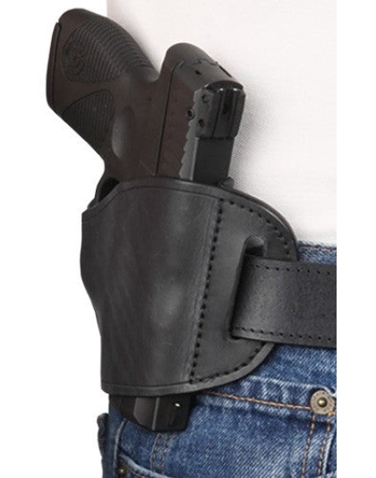 Bulldog Belt Slide Holster Blk - Rh Small Frame Revolvers 2-4"