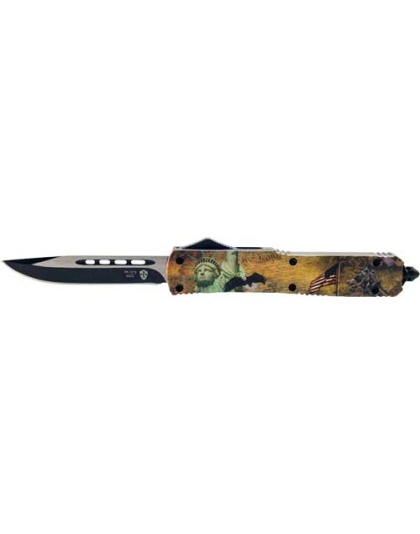 Templar Knife Slim Otf Liberty - 3.5" Black Drop Point