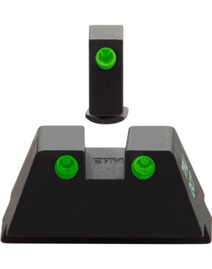 Meprolight Ngt Sght Fixed Set - Grn-grn Glock Suppressor Hght