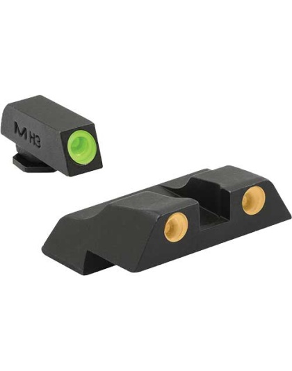 Meprolight Night Sight Fixed - Set Green-orange Glock 26-27