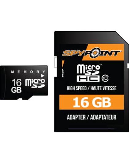 Spypoint Trail Cam 16gb Sd - Card-micro Sd Class 10