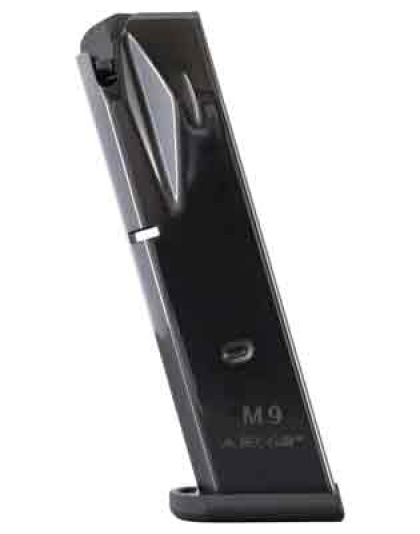 Mec-gar Magazine Beretta 92fs - 9mm 18rd Flush Fit Afc-black