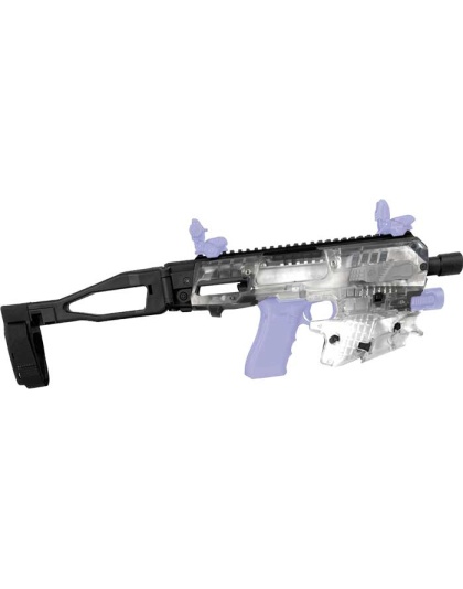Caa Mck Micro Conversion Kit - Gen 2 Glock 9-40 W-brace Clear
