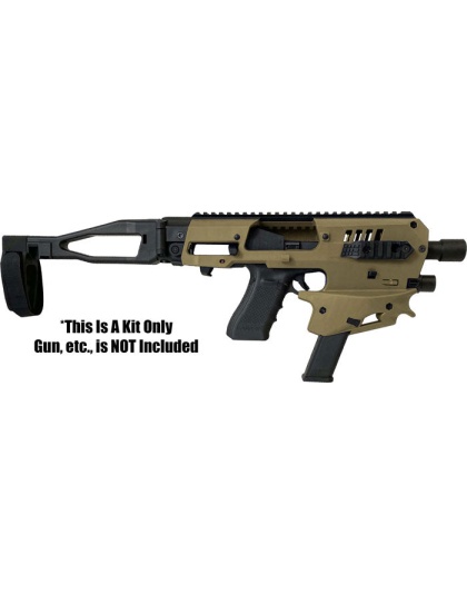 Caa Mck Micro Conversion Kit - Gen 2 Glock 9-40 W-brace Green