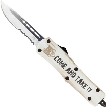 Cobratec Medium Fs3 Otf Come - And Take It 3" Drop Pnt Srrtd
