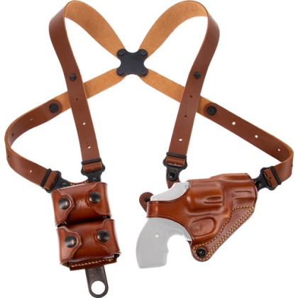 Galco Miami Shoulder System - Rh Lther S&w J Fr 640 21-8" T!