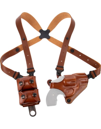 Galco Miami Shoulder System - Rh Lther S&w J Fr 640 21-8" T!