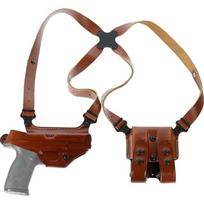 Galco Miami Shoulder System - Rh Leather Sig P320 Tan