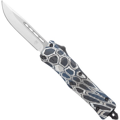 Cobratec Medium Ctk1 Otf Blue - Cobra Skin Crkte 3" Drop Point