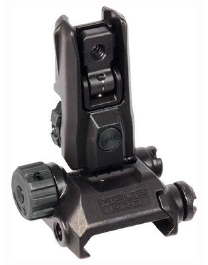 Magpul Sight Mbus Pro Lr Adj - Rear Back-up Sight Steel Black