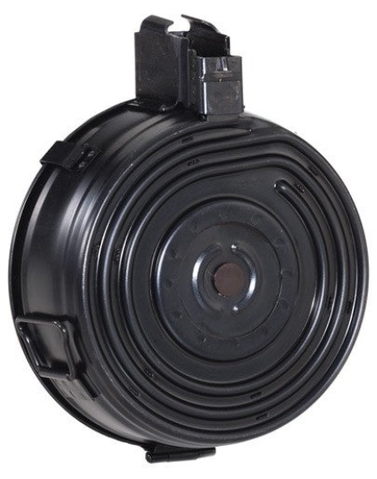 Ci Red Army Ak-47 Drum Mag - 7.62x39 Cal. 75 Rds Black