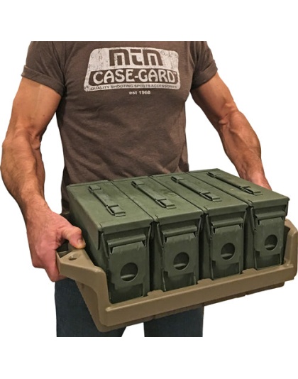 Mtm Ammo Can Tray For 4 .30cal - Metal Ammo Cans Flat Dark Erth