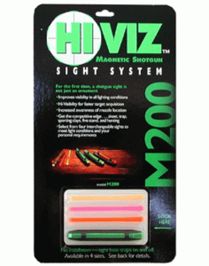 Hiviz M200 Shotgun Front Sight - Magnetic For .171-.265" Ribs