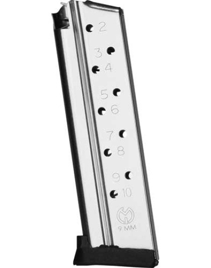 Metalform Magazine 1911 Govt. - 9mm 10rd S-s Removable Base