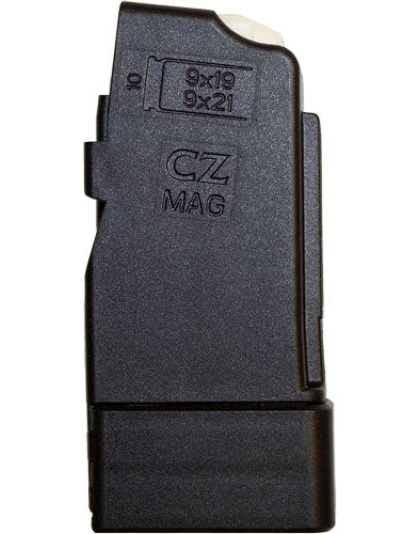 Cz Magazine Scorpion 9mm Luger - 10-rounds Black With Window