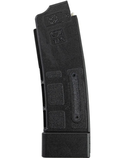 Cz Magazine Scorpion 9mm Luger - 20-rounds Black With Window