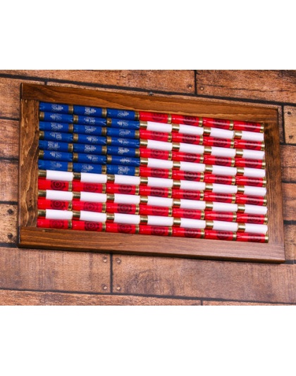 2 Monkey American Flag Made - With 12 Ga Hulls!