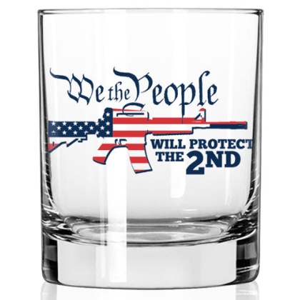 2 Monkey Whiskey Glass - We Will Protect The 2nd