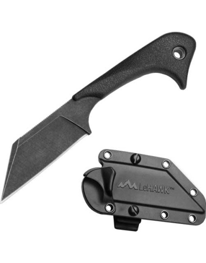 Outdoor Le Hawk 3" Fixed Blade - Black W-kydex Sheath