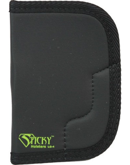 Sticky Holsters Large Revolver - Up To 3" Barrel Rh-lh Black