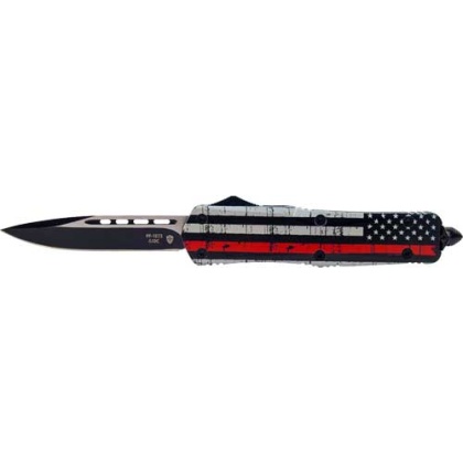 Templar Knife Large Otf Back - The Red 3.5" Blk Drop Point