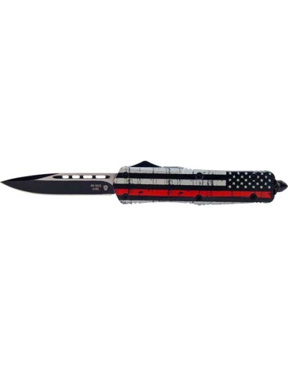 Templar Knife Large Otf Back - The Red 3.5" Blk Drop Point