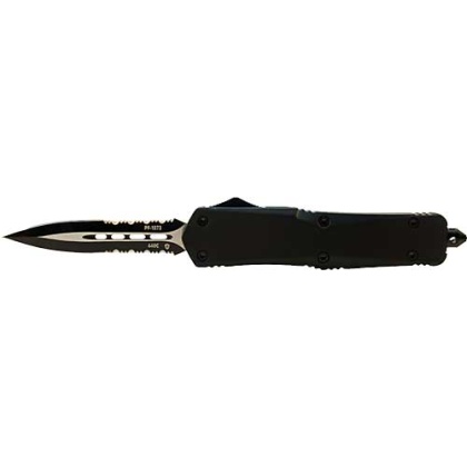 Templar Knife Large Otf Black - Rubber 3.5" Black Dagger Srrtd