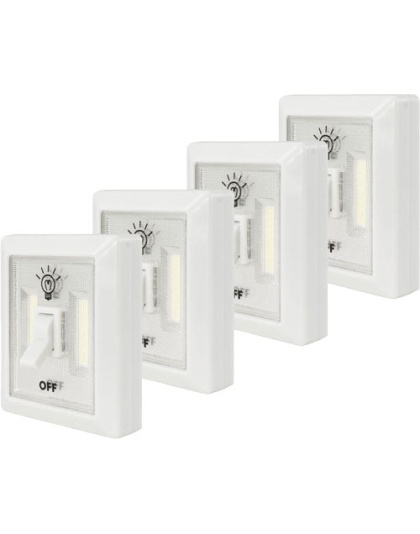 Promier Micro Cordless Light - Switch 4-pack W-magnet & Batt