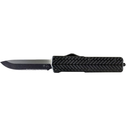 Templar Knife Large Otf Alum - Herringbone 3.5" Black Dp