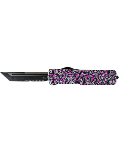Templar Knife Large Otf Pink - 3.5" Black Tanto Aluminum Hndl