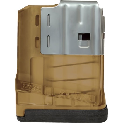 Lancer Magazine L7awm Sr-25 - 7.62x51 5rd Translucent Fde