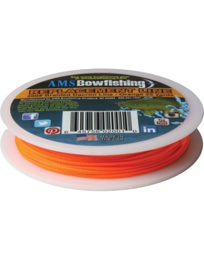 Ams Bowfishing Replacement - Line Orange #200 25 Yards