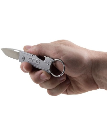 Sog Keytron 1.8" Blade W- Key - Ring Holder Folding Blade
