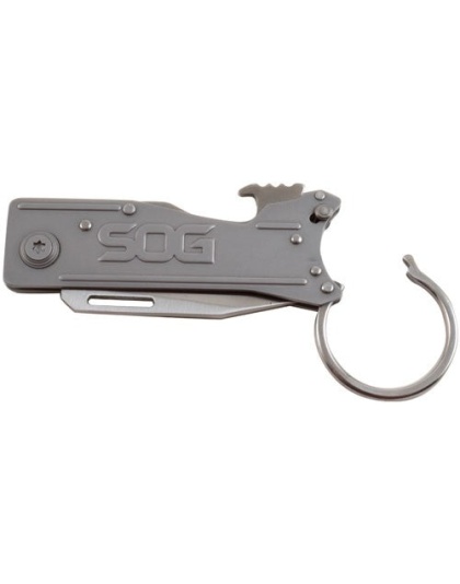 Sog Keytron 1.8" Blade W- Key - Ring Holder Folding Blade