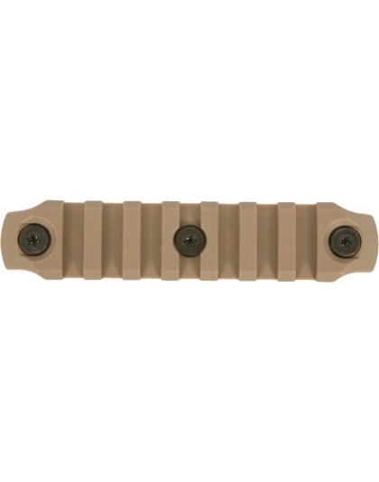 Bcm Rail Section--nylon Keymod - 4" Rail Fde