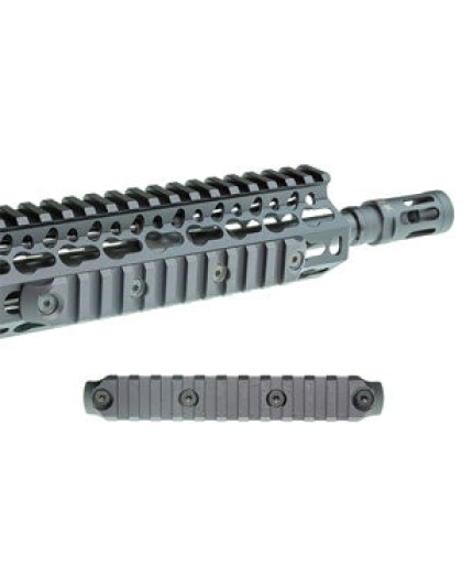 Bcm Rail Section--nylon Keymod - 5.5" Rail Black