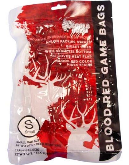 Koola Buck Anti-microbial Game - Bag Blood Red Small Single Bag