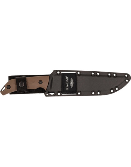 Ka-bar Jarosz Camp Turok 8" - Fixed Plain Edge W-kydex Shth