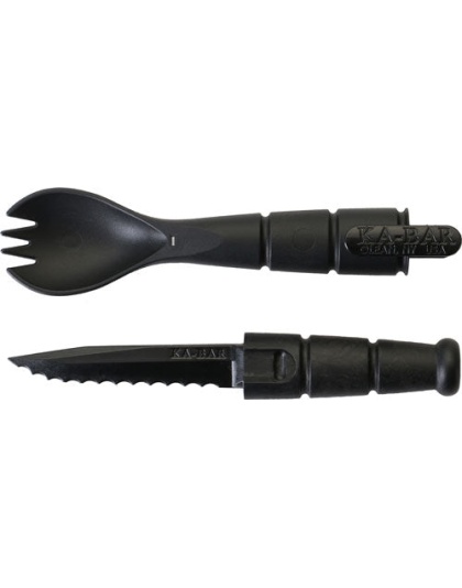 Ka-bar Mil-spec Spork-knife - 3 Pack Od Green-black-brown