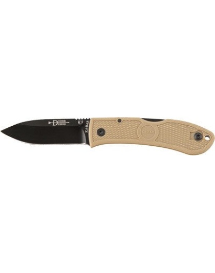 Ka-bar Dozier Folding Hunter - 3" Coyote Brown