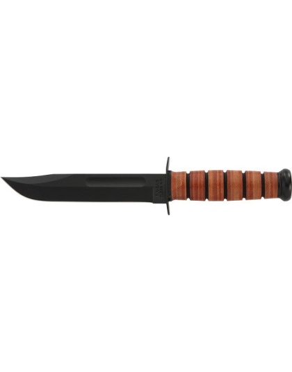 Ka-bar Fighting-utility Knife - 7" W-leather Sheath Us Army