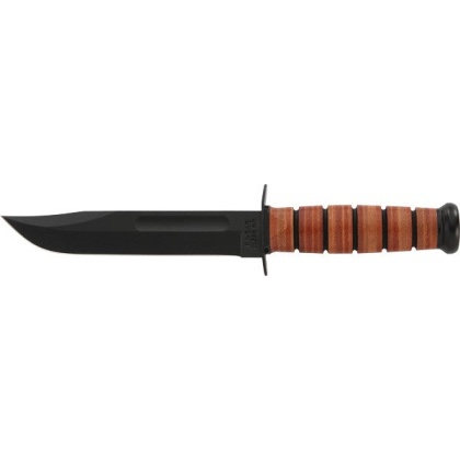 Ka-bar Fighting-utility Knife - 7" W-leather Sheath Us Navy