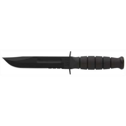 Ka-bar Short Ka-bar - 5.25" Serr W-plastic Sheath