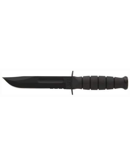 Ka-bar Short Ka-bar - 5.25" Serr W-plastic Sheath