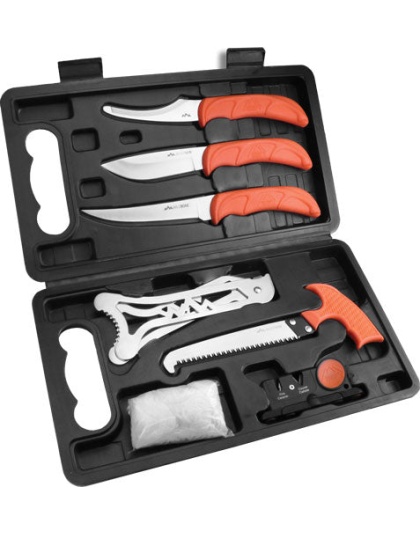 Outdoor Edge Jaeger-pak 8 - Piece Butcher Set W-hard Case