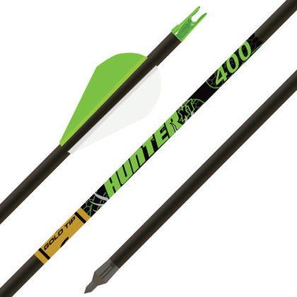 Gold Tip Arrow Hunter Xt 400 - 2" Raptor Vanes 1-2doz
