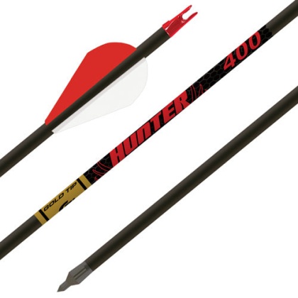 Gold Tip Arrow Hunter 400 - 2" Raptor Vanes 1-2doz